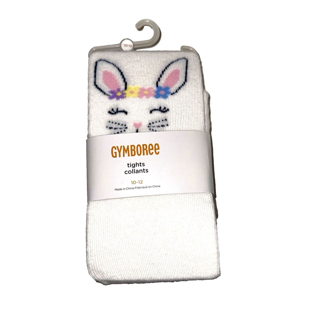 Gymboree Bunny Tights Easter "Spring Celebrations" Size XL 10/12 NWT